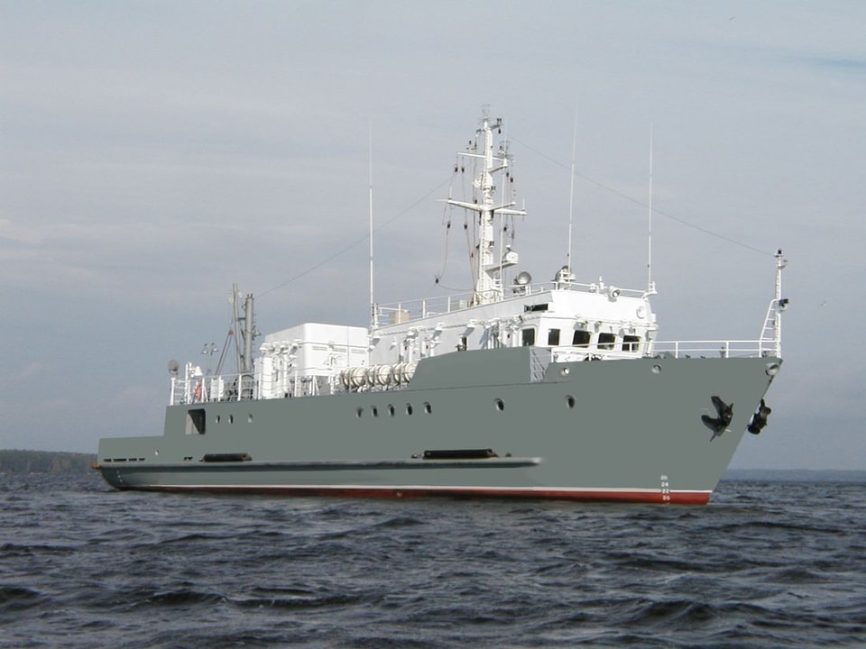 Морское водолазное судно ВМ-596 проект 11980