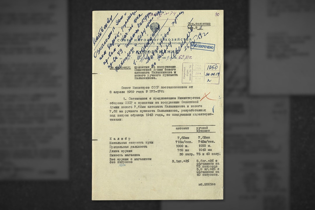 65 лет назад на вооружение были приняты АКМ и РПК