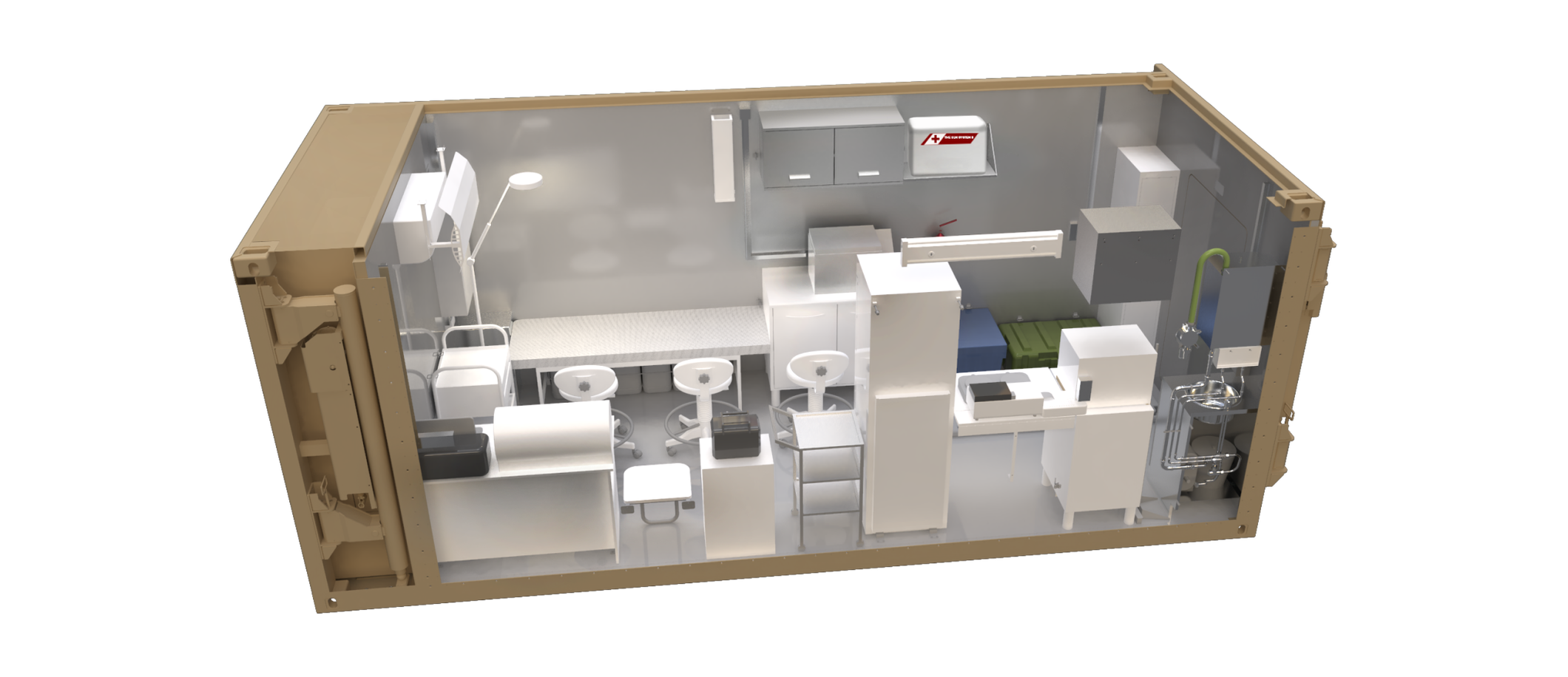Outpatient medical module || Kalashnikov Group