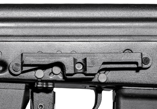 Side rail on the receiver